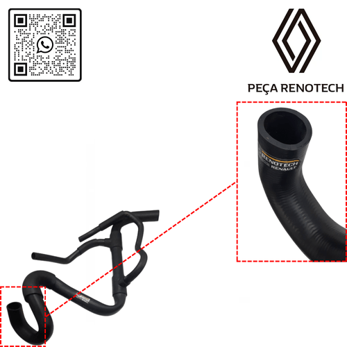 RN 834521 7700834521 MANGUEIRA INF. DO RADIADOR LAG 2.0 16V N7Q - 2